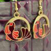 Boucles d'oreilles Poisson Koï