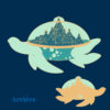 Deco Temple Austral-Tortue marine