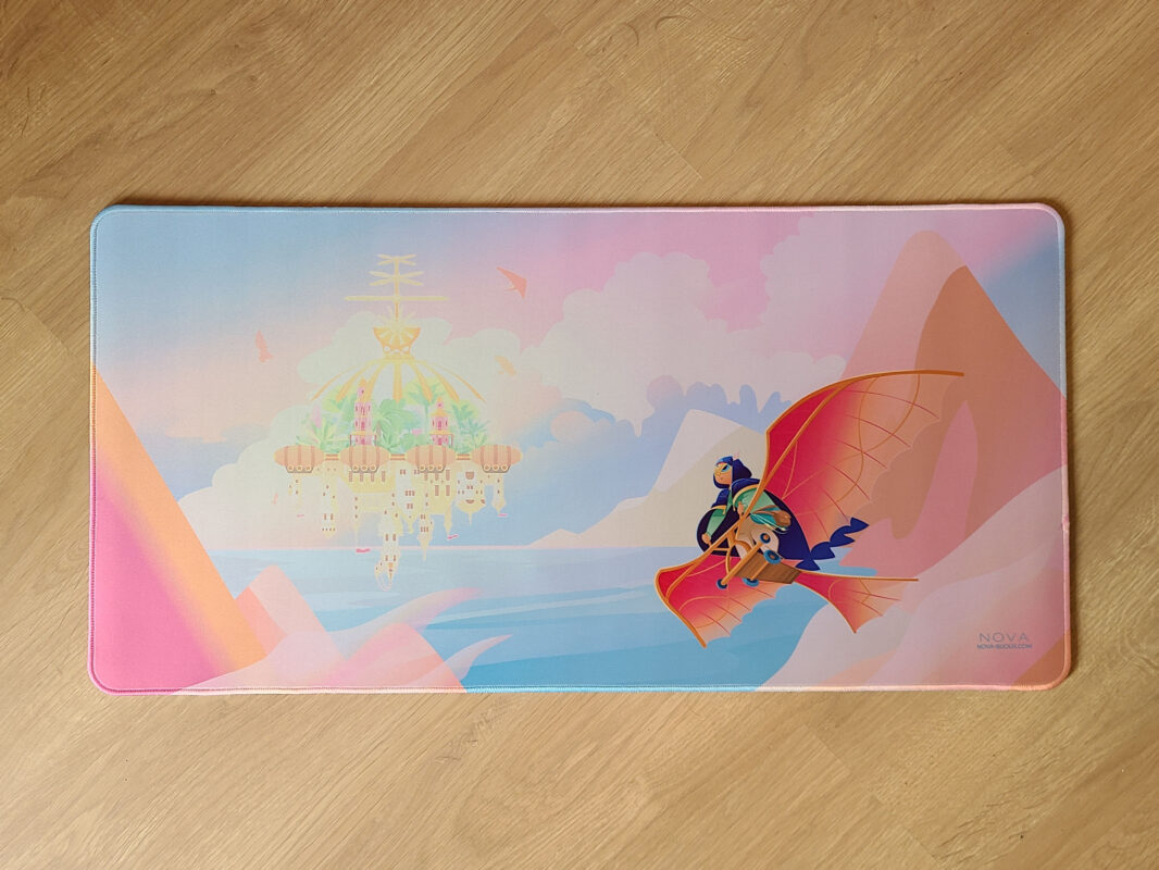 Tapis de souris XXL - Ville volante